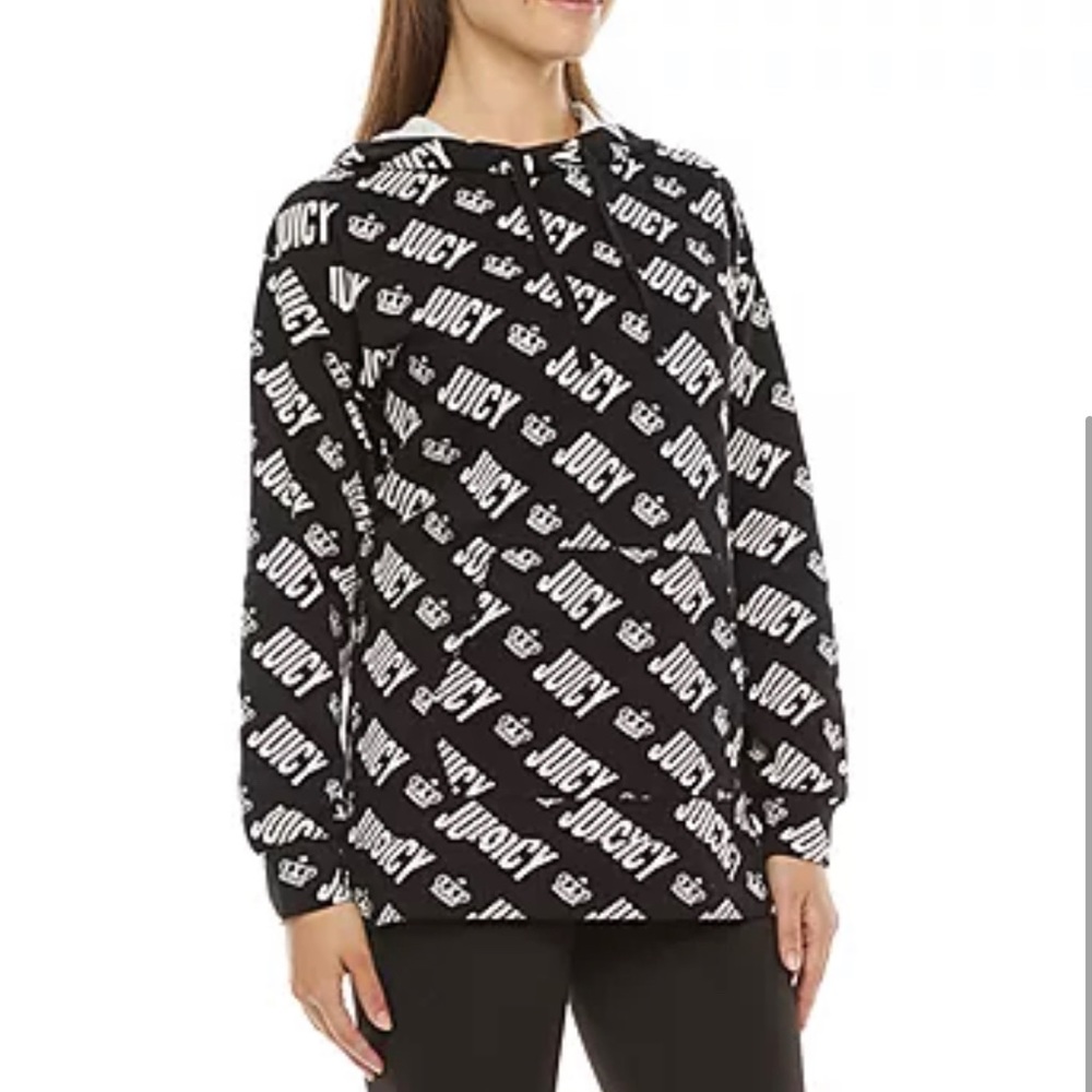 NWT JJuicy Couture French Terry Womens Long Sleeve Hoodie - Size XS